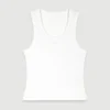 Tanktop aus Rippstrick