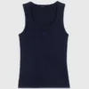 Tanktop aus Rippstrick