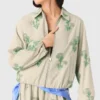Technische Jacke mit Perlenstickerei