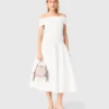 Top mit Bardot-Ausschnitt aus Rippstrick Top mit Bardot-Ausschnitt aus Rippstrick