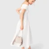 Top mit Bardot-Ausschnitt aus Rippstrick Top mit Bardot-Ausschnitt aus Rippstrick