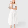 Top mit Bardot-Ausschnitt aus Rippstrick Top mit Bardot-Ausschnitt aus Rippstrick
