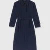 Trenchcoat mit abnehmbarer Kapuze mit Strasssteinen Trenchcoat mit abnehmbarer Kapuze mit Strasssteinen