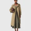 Trenchcoat mit Nieten