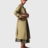 Trenchcoat mit Nieten