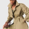 Trenchcoat mit Nieten