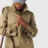 Trenchcoat mit Nieten