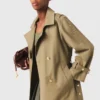 Trenchcoat mit Nieten