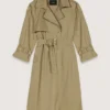 Trenchcoat mit Nieten