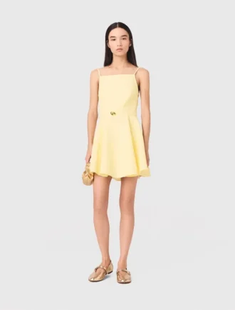 Trägerkleid mit ausgestelltem Rock
