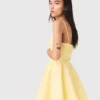Trägerkleid mit ausgestelltem Rock