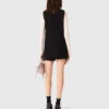 Tweed-Jumpsuit mit Strasssteinen