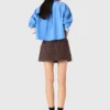 Tweed-Shorts mit elastischem Bund