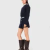 Tweed-Shorts mit kontrastierendem Bund