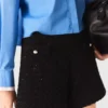 Tweed-Shorts mit Strasssteinen Tweed-Shorts mit Strasssteinen