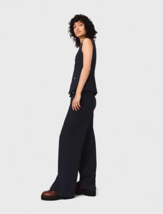Tweedhose mit geradem Bein