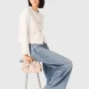 Tweedjacke mit Perlenbesatz