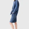 Verwaschene Jeansjacke