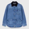 Verwaschene Jeansjacke