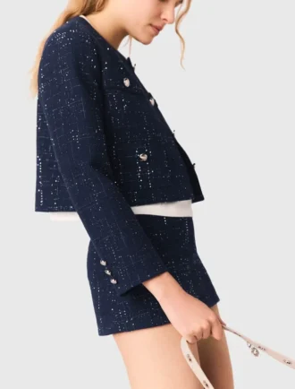 Verzierter, verkürzter Blazer