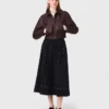 Vintage-Lederjacke in Kurzform