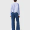 Weite Jeans mit Strasssteinen Weite Jeans mit Strasssteinen