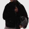 Wendbare Pufferjacke mit Pailletten