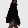 Wendbare Pufferjacke mit Pailletten