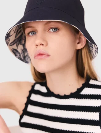 Wendbarer Bucket Hat mit Fruchtprint