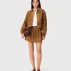 Wildlederjacke
