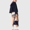 Windjacke mit Kapuze und Strasssteinen Windjacke mit Kapuze und Strasssteinen