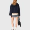 Windjacke mit Kapuze und Strasssteinen Windjacke mit Kapuze und Strasssteinen