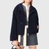 Windjacke mit Kapuze und Strasssteinen Windjacke mit Kapuze und Strasssteinen