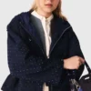 Windjacke mit Kapuze und Strasssteinen Windjacke mit Kapuze und Strasssteinen