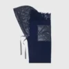 Wollponcho mit Kapuze