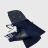 Wollponcho mit Kapuze