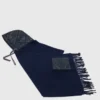 Wollponcho mit Kapuze