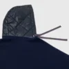 Wollponcho mit Kapuze